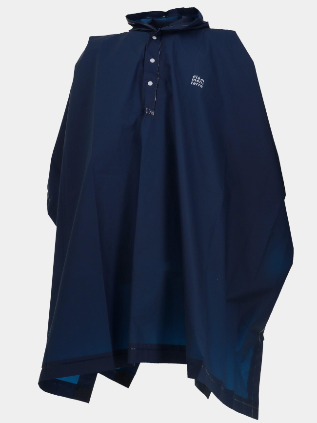 Poncho de pluie pika bleu marine adulte - Élémenterre