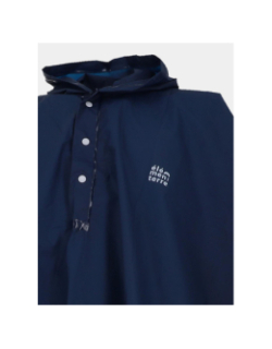 Poncho de pluie pika bleu marine adulte - Élémenterre