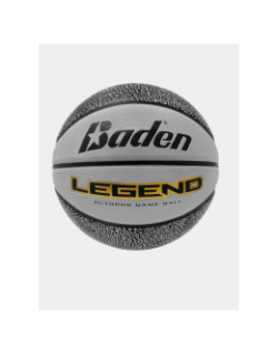 Ballon de basketball legend t6 gris - Baden