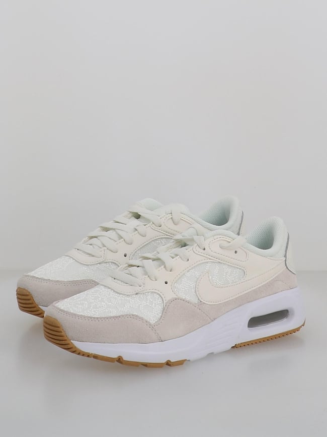 Air max baskets sc broderie blanc femme - Nike