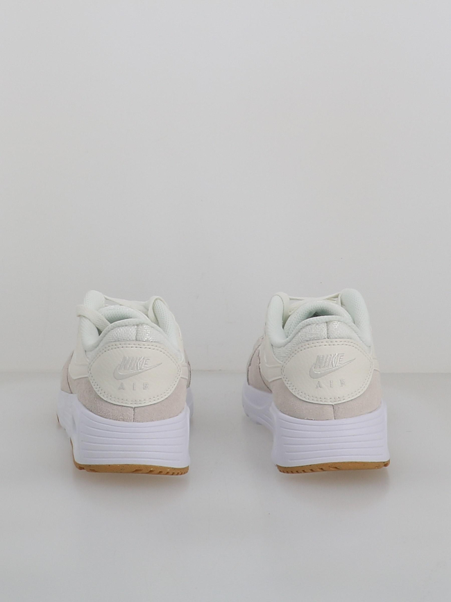 Air max baskets sc broderie blanc femme - Nike