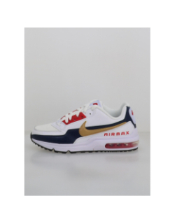 Air max baskets ltd 3 prem blanc bleu or homme - Nike