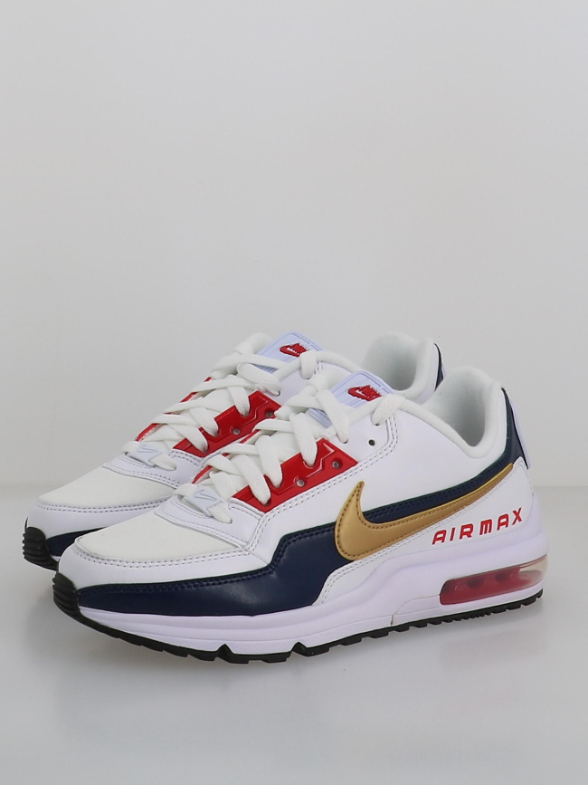 Air max baskets ltd 3 prem blanc bleu or homme - Nike