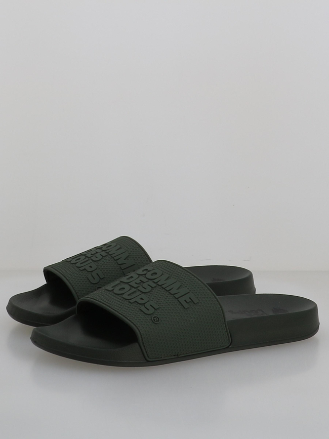 Claquettes cdl kaki homme - Comme Des Loups