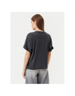 T-shirt lucy coeur léopard gris anthracite femme - Only