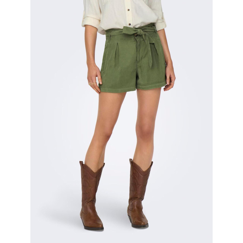 Short fluide aris life vert femme - Only