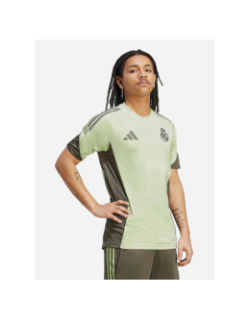 Maillot d'entrainement real madrid 25/26 vert homme - Adidas
