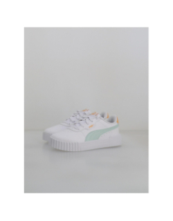 Baskets carina 3.0 ps blanc bleu jaune fille - Puma