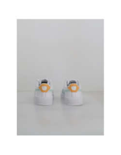 Baskets carina 3.0 ps blanc bleu jaune fille - Puma