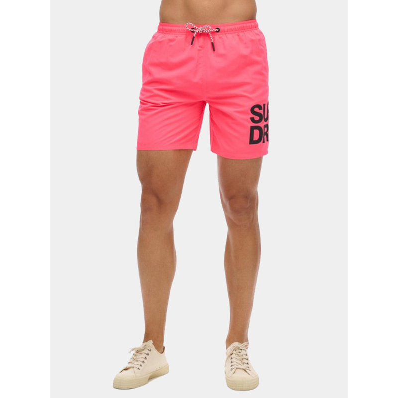 Short de bain sportwear logo rose homme - Superdry