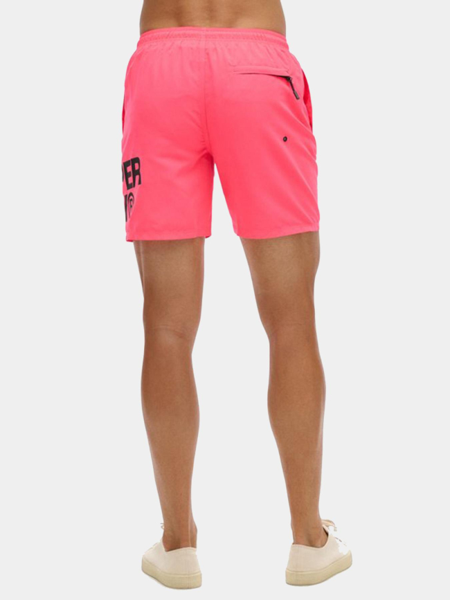 Short de bain sportwear logo rose homme - Superdry