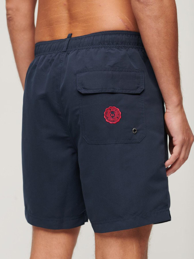 Short de bain vintage polo bleu marine homme - Superdry