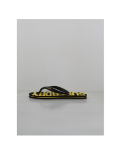 Tongs vintage noir et jaune homme - Superdry