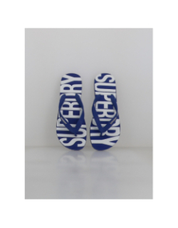 Tongs vintage bleu et blanc homme - Superdry