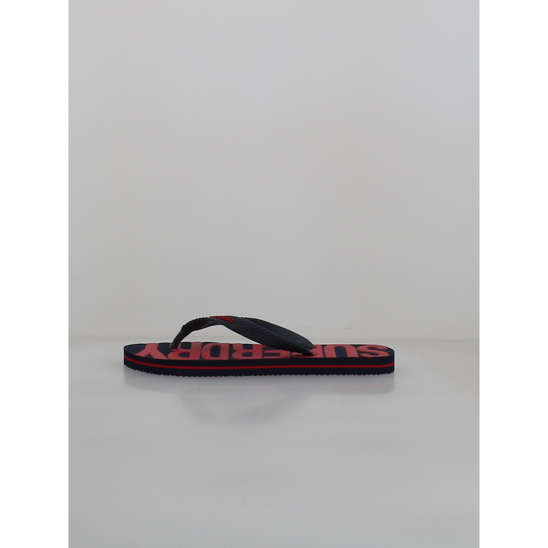 Tongs vintage noir et rouge homme - Superdry