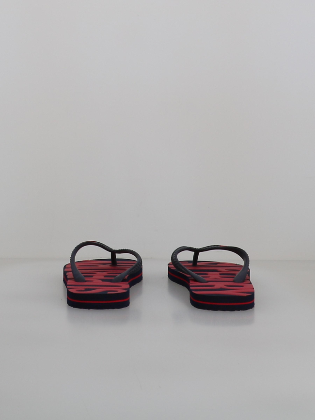 Tongs vintage noir et rouge homme - Superdry