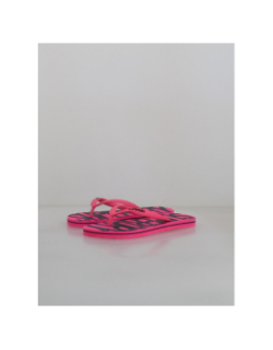 Tongs vintage rose et noir femme - Superdry