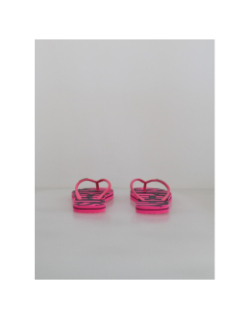 Tongs vintage rose et noir femme - Superdry