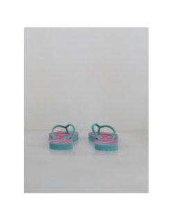 Tongs vintage turquoise et rose femme - Superdry