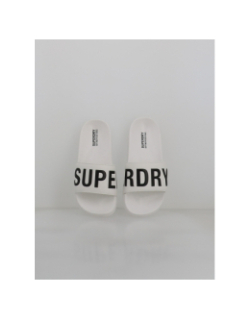 Sandales de piscine véganes core blanc femme - Superdry