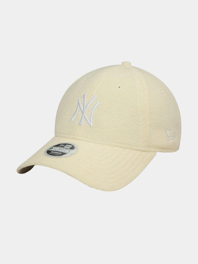 Casquette 9forty cosy polaire beige femme - New Era