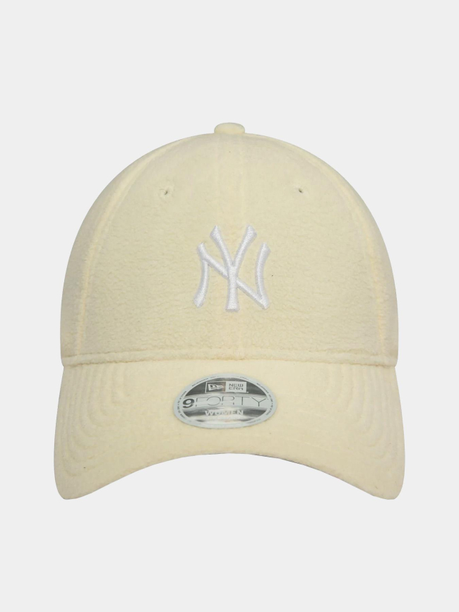 Casquette 9forty cosy polaire beige femme - New Era