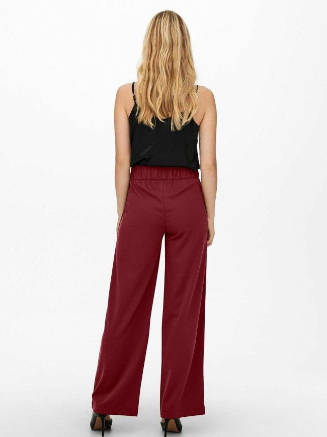 Pantalon ample geggo bordeaux femme - Jdy