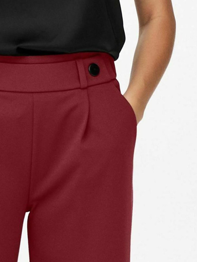 Pantalon ample geggo bordeaux femme - Jdy