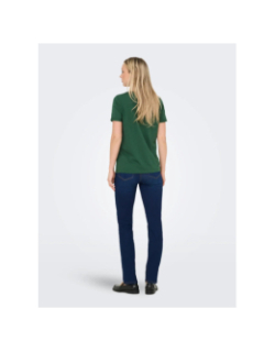 T-shirt kita life glitter vert femme - Only