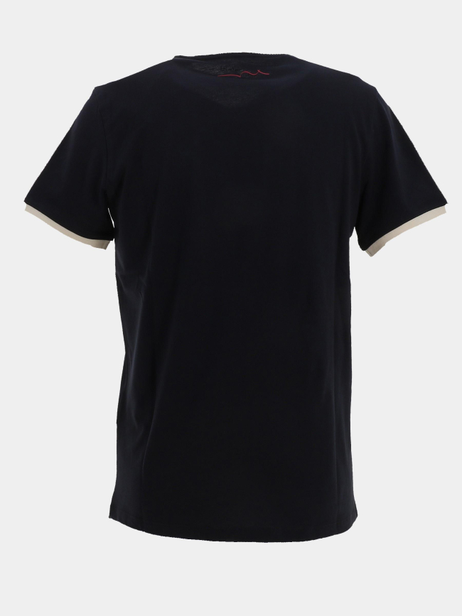 T-shirt the tee 2 bleu marine homme - Teddy Smith
