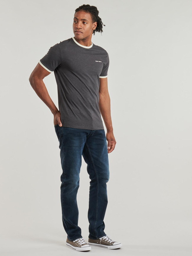 T-shirt the tee 2 chiné gris anthracite homme - Teddy Smith