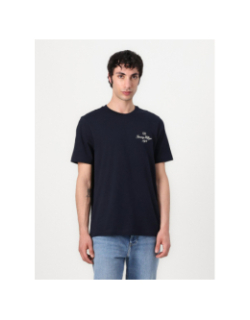 T-shirt outline flag bleu marine homme - Tommy Hilfiger