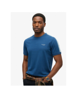 T-shirt à logo rétro essential bleu marine homme - Superdry