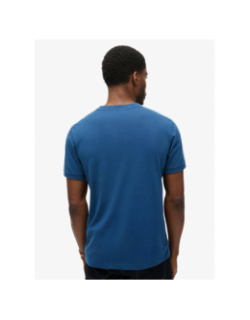 T-shirt à logo rétro essential bleu marine homme - Superdry