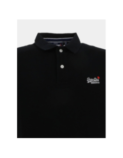 Polo à manches courtes poolside noir homme - Superdry