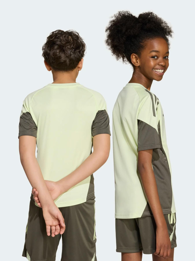 Maillot d'entrainement de football real madrid 25/26 vert enfant - Adidas