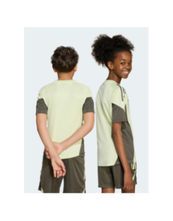 Maillot d'entrainement de football real madrid 25/26 vert enfant - Adidas