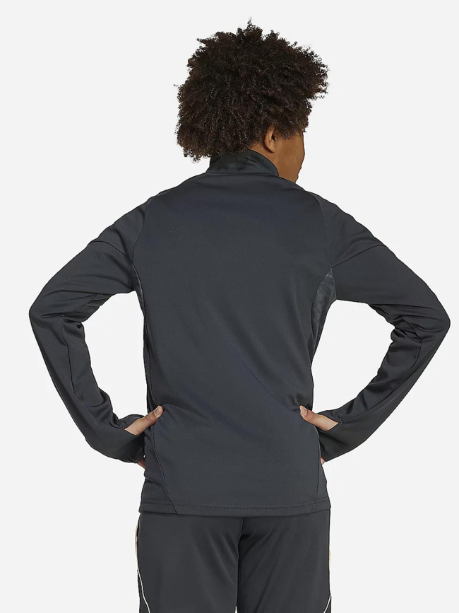 Haut d'entrainement zippé olympique lyonnais 25 gris enfant - Adidas