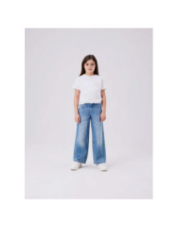 Jean large nkfrose bleu fille - Name It