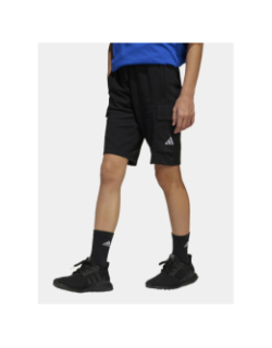 Short cargo molleton noir garçon - Adidas