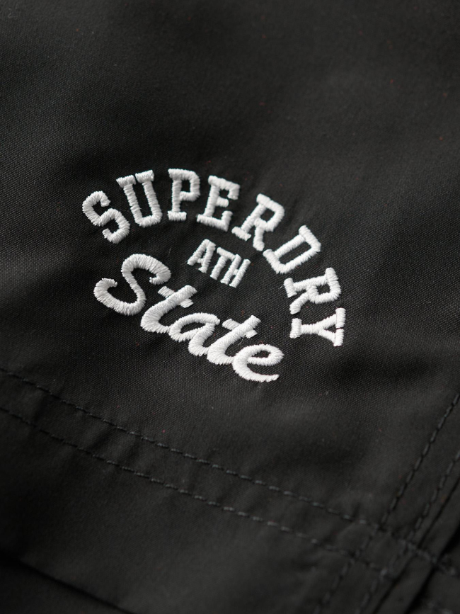 Short de bain vintage polo noir homme - Superdry