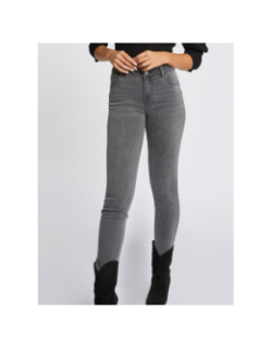 Jean slim pom p gris femme - Morgan