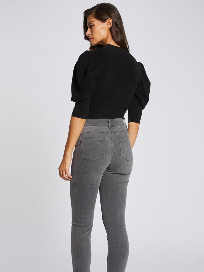 Jean slim pom p gris femme - Morgan