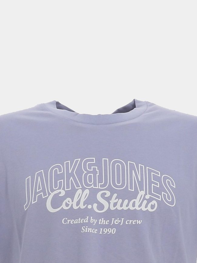 T-shirt makoto violet homme - Jack & Jones