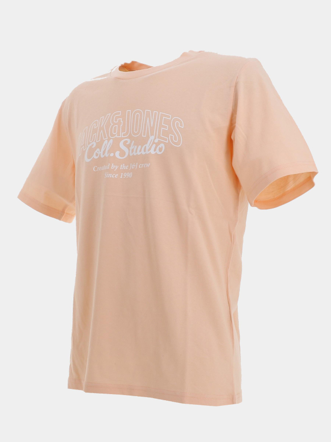 T-shirt makoto orange homme - Jack & Jones
