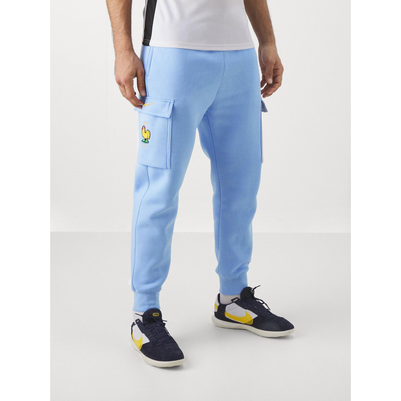 Pantalon jogging cargo fff club bleu homme - Nike