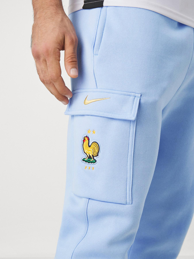 Pantalon jogging cargo fff club bleu homme - Nike