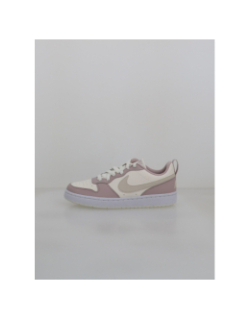 Baskets court borough low recraft gs violet et blanc enfant - Nike