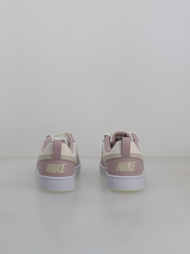 Baskets court borough low recraft gs violet et blanc enfant - Nike