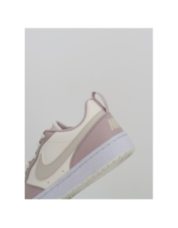 Baskets court borough low recraft gs violet et blanc enfant - Nike